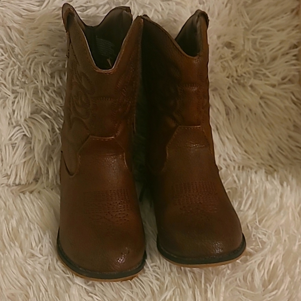 Toddler Memphis Unisex zipper Western Boots